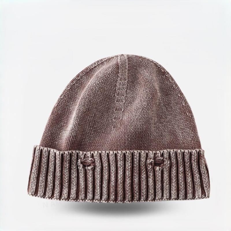 Distressed Knit Beanie Product Image
