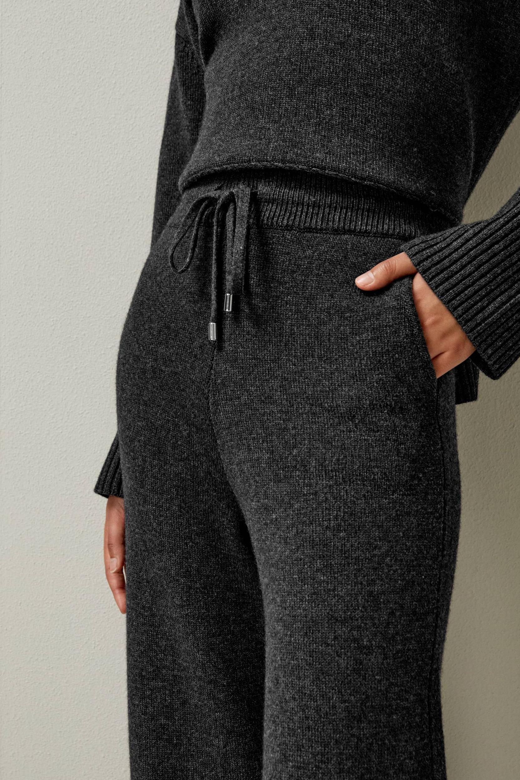 Merino Wool Jersey Wide-Leg Pants Product Image