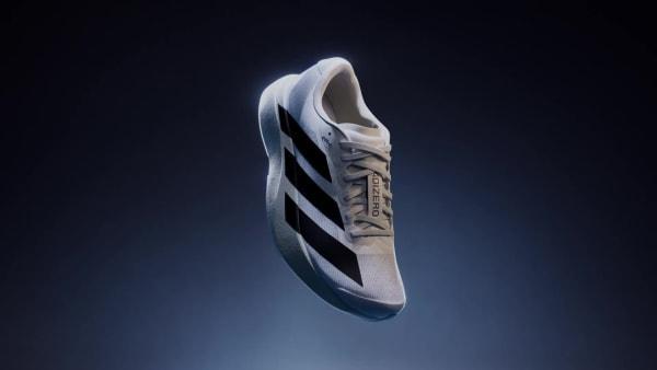 Mens adidas Adizero EVO SL Athletic Shoe Metallic / Iron Metallic / Halo Silver Product Image