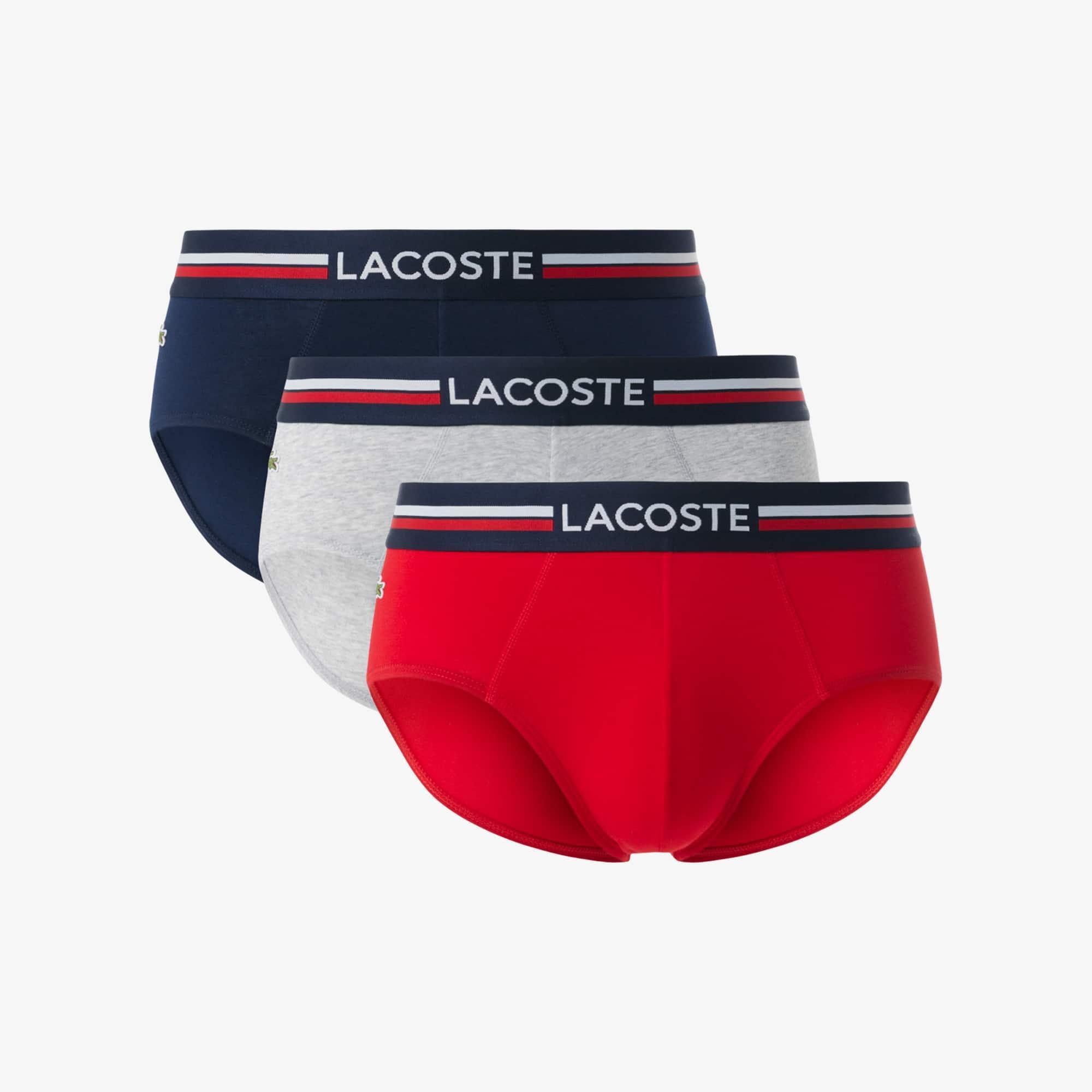 Men's 3-Pack Logo Waist Cotton Briefs Product Image
