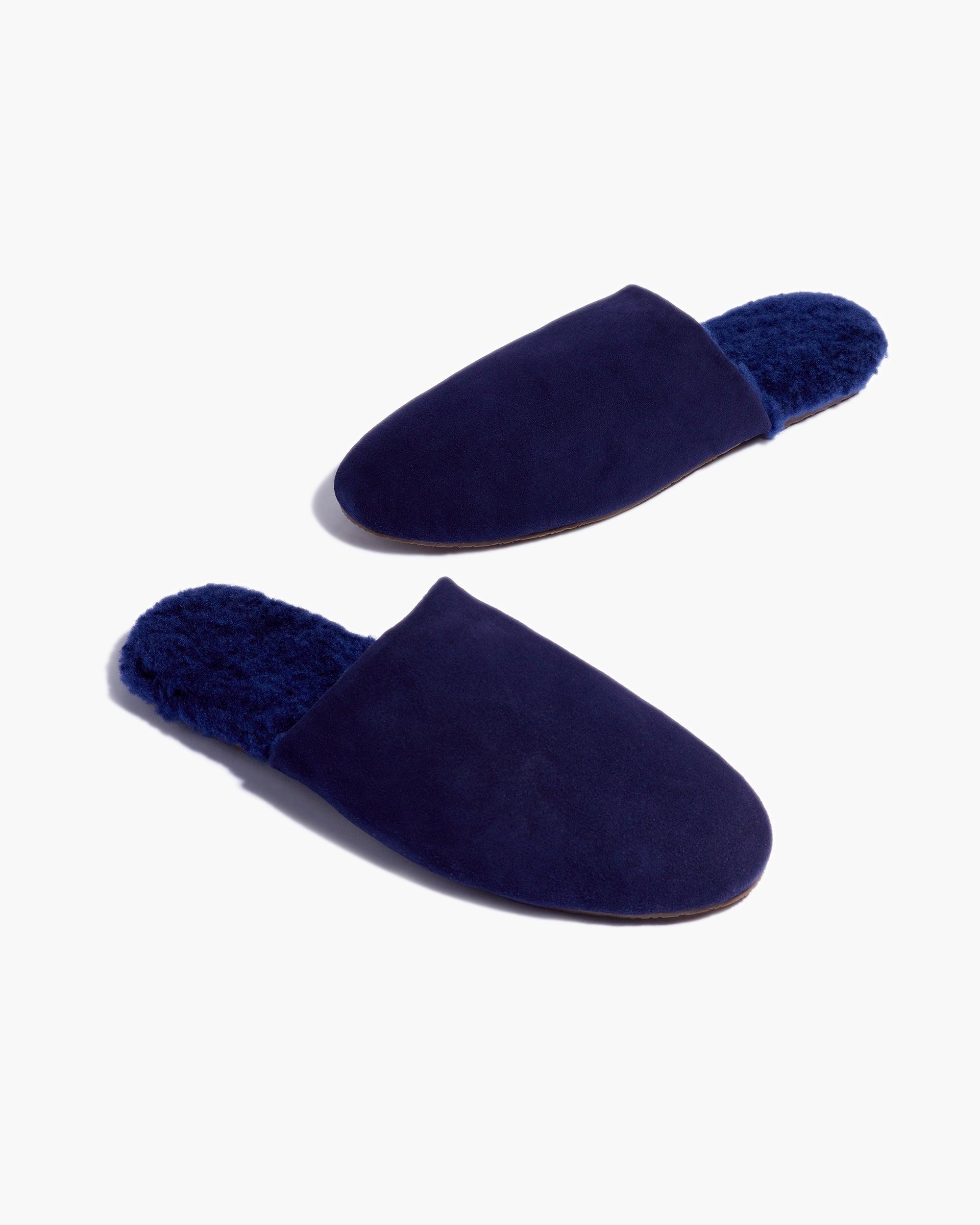 Ines Shearling - Navy Product Image
