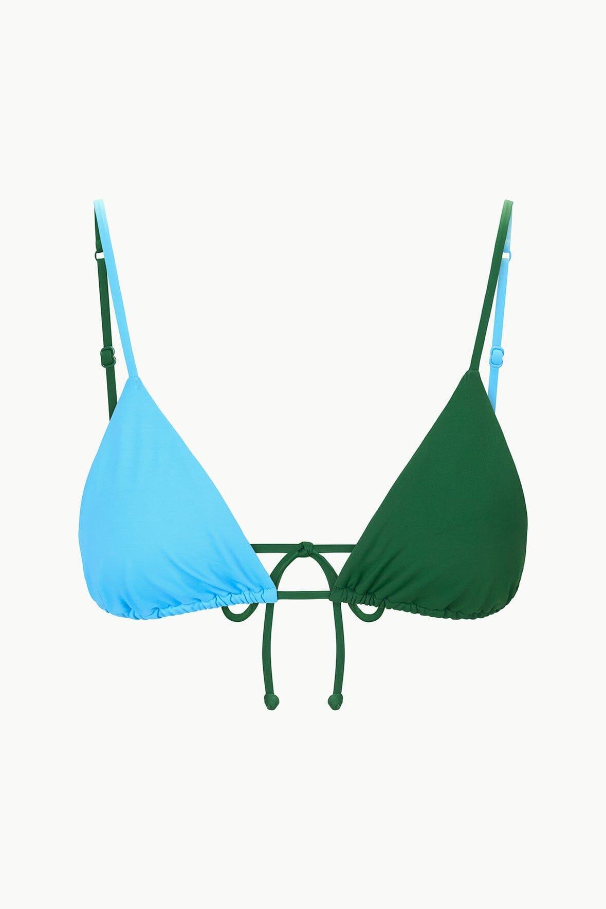 SISLEY SIDE TIE BIKINI BOTTOM | JUNGLE SKY Product Image