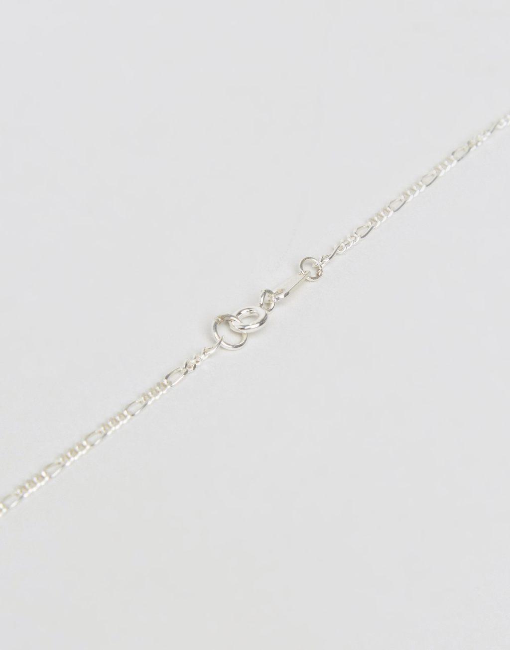 DesignB London chain necklace in sterling silver exclusive to ASOS Product Image