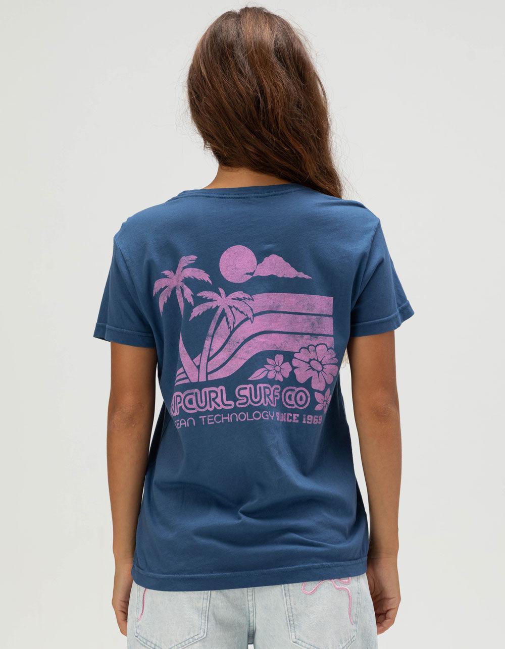RIP CURL Ocean Tech Womens Tee - NAVY Product Image