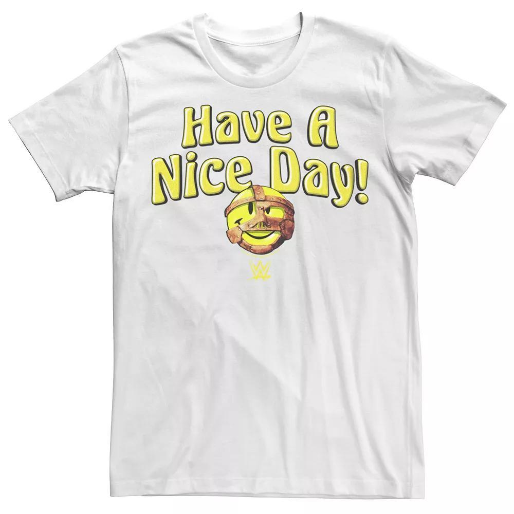 Men's WWE Mankind Have A Nice Day Logo Tee, Size: Small, White Product Image