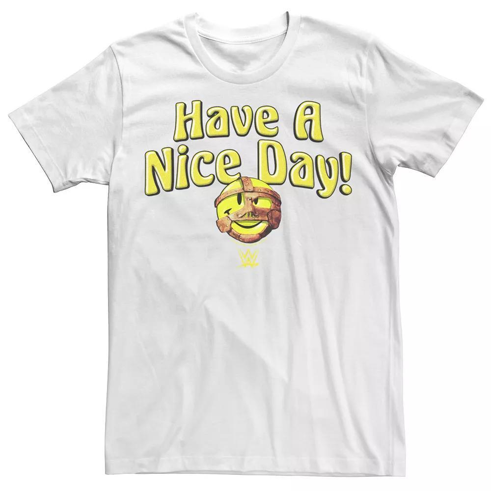 Men's WWE Mankind Have A Nice Day Logo Tee, Size: Small, White Product Image