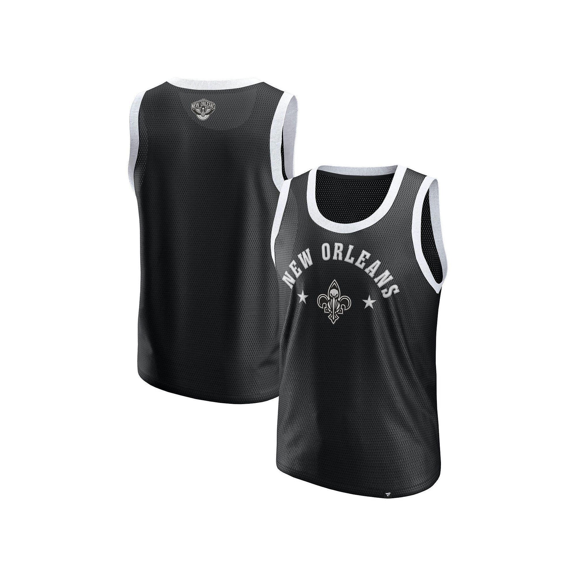 Men's Fanatics  Black Indiana Pacers Mesh Tank Top, Size: Small Product Image