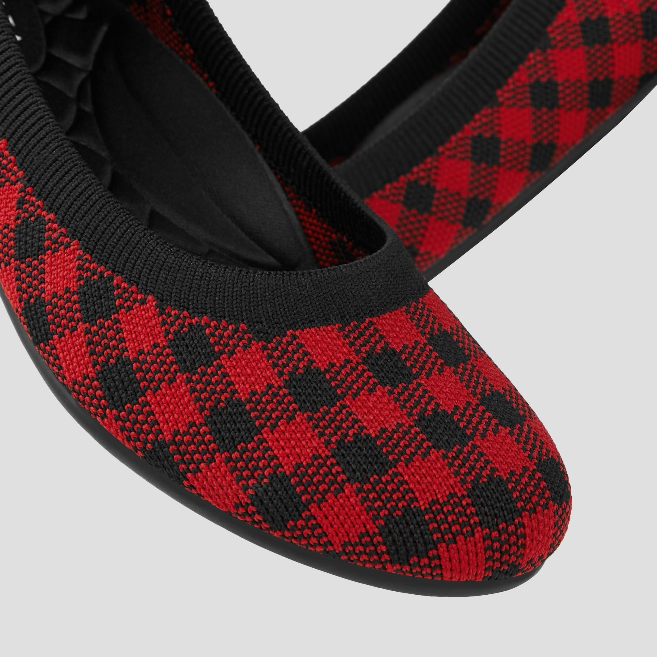 Water-Repellent Round-Toe Walking Flats (Claire Walker) Product Image