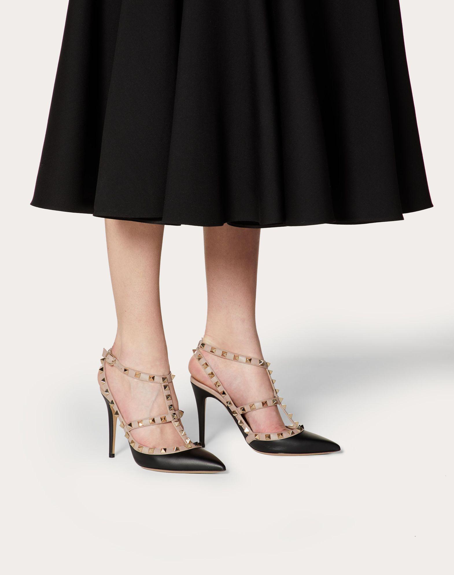 Rockstud Ankle Strap Pump 100 Mm Product Image