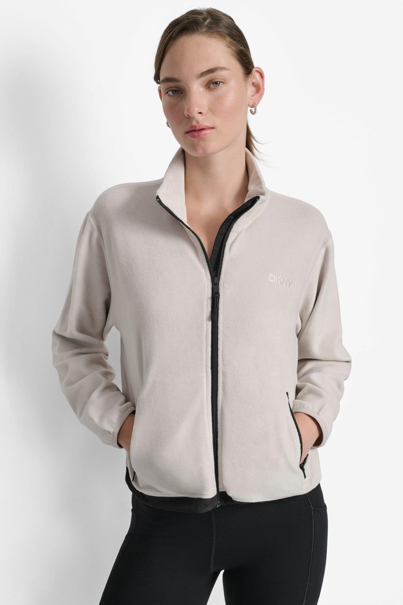 LOGO EMBROIDERED FLEECE JACKET Product Image