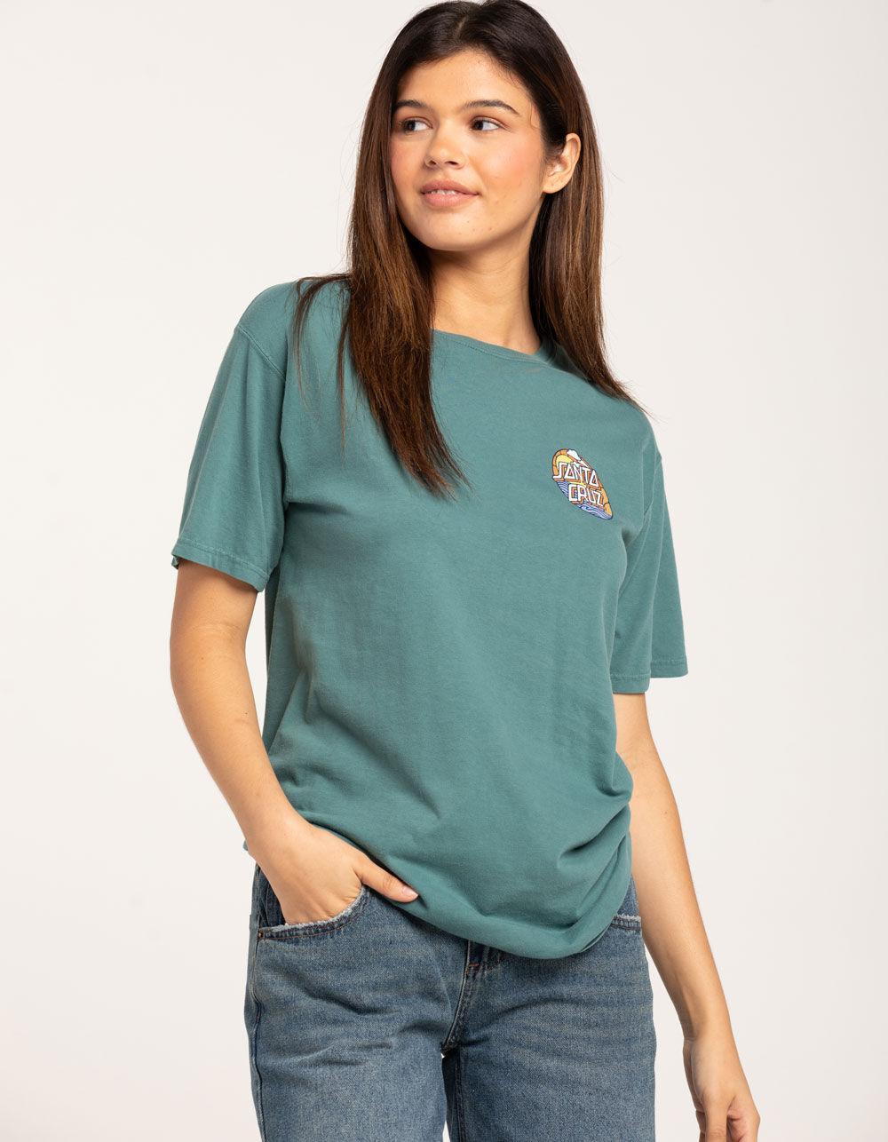 SANTA CRUZ Cliff Dot Womens Boyfriend Tee Product Image