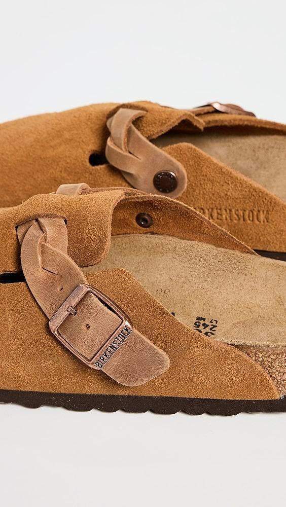 Birkenstock Arizona Shearling Sandals Mink 40 Product Image