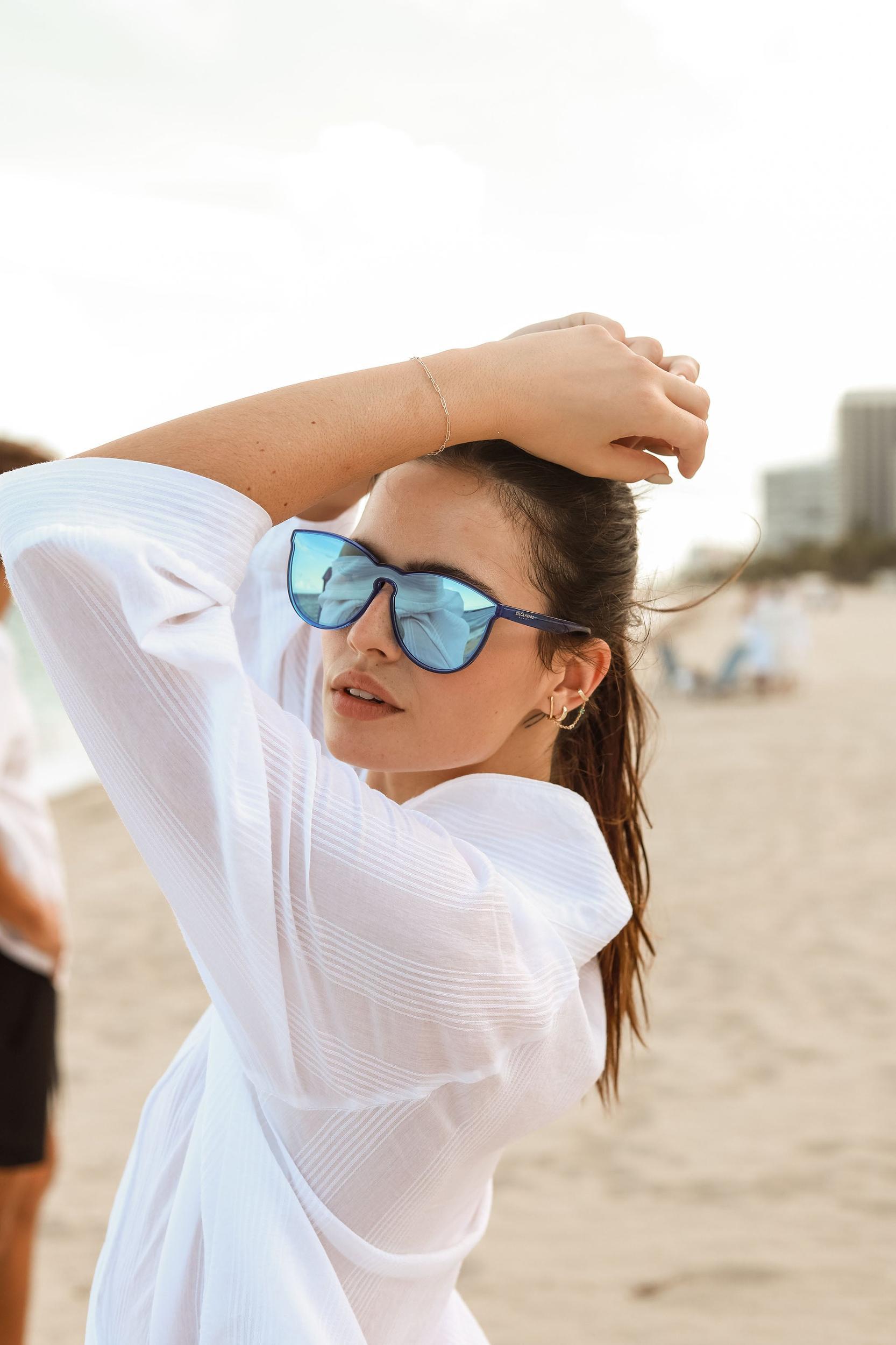 Biscayners Cranwood Blue Women's Sunglasses Female Product Image