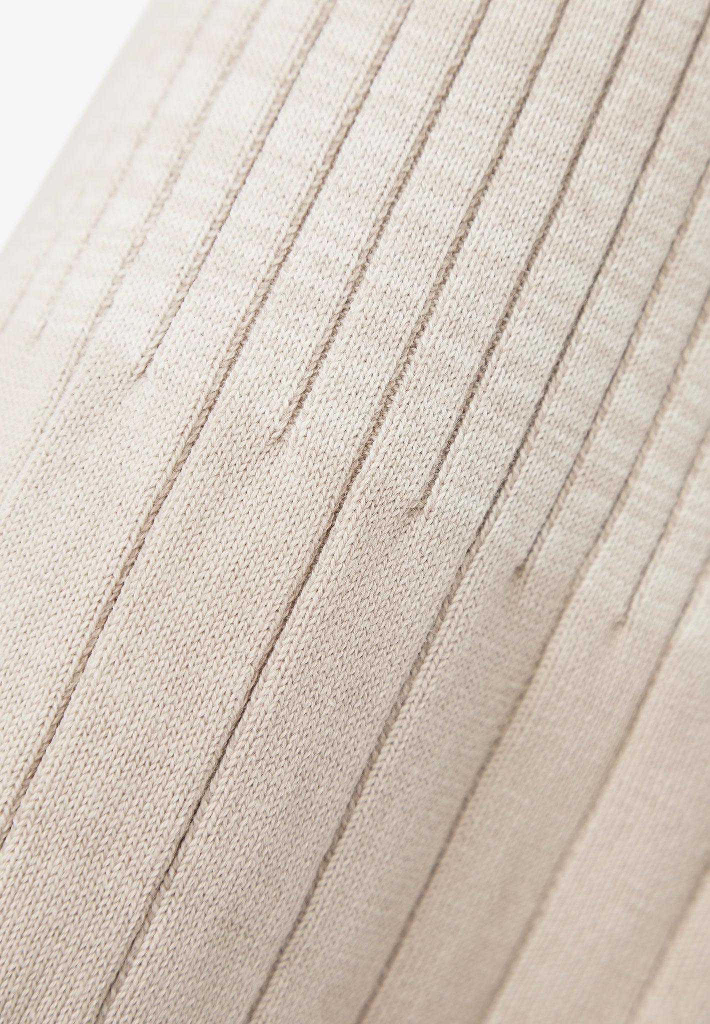 Ribbed Ombré Flared Leggings - Beige Female Product Image