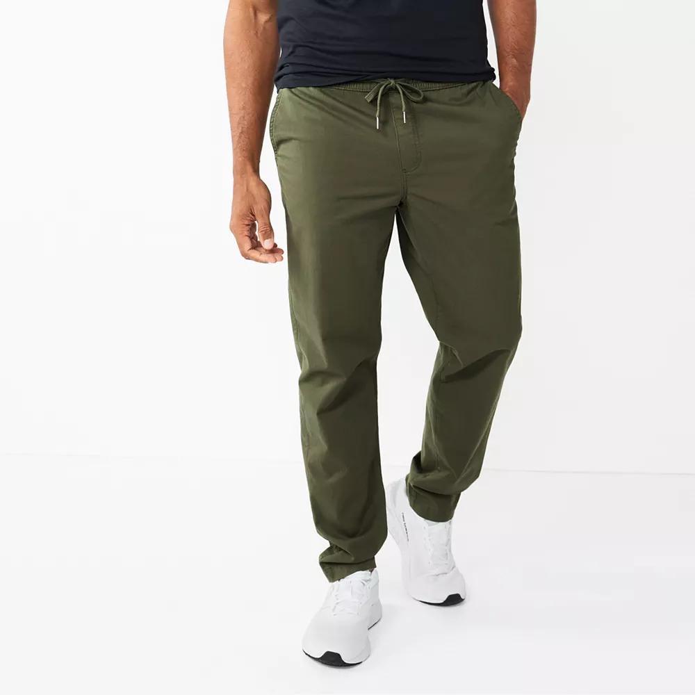 Men's Sonoma Goods For Life® Slim-Fit Pull-On Pants, Size: Medium, Black Luxe Product Image