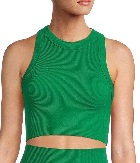 Antonio Melani Active Seamless Ribbed Crew Neck Tank Product Image