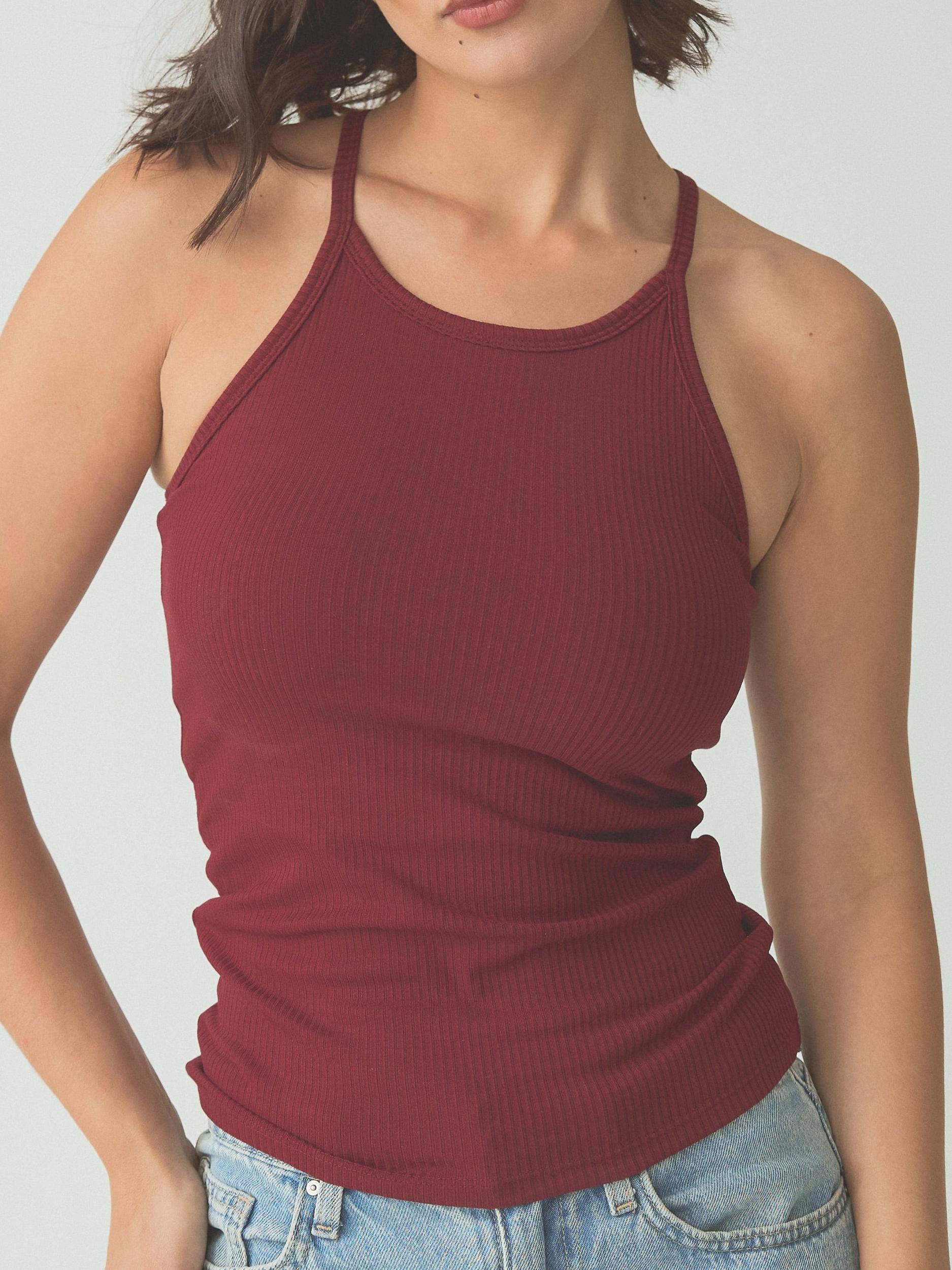 Ribbed High Neck Brami Product Image