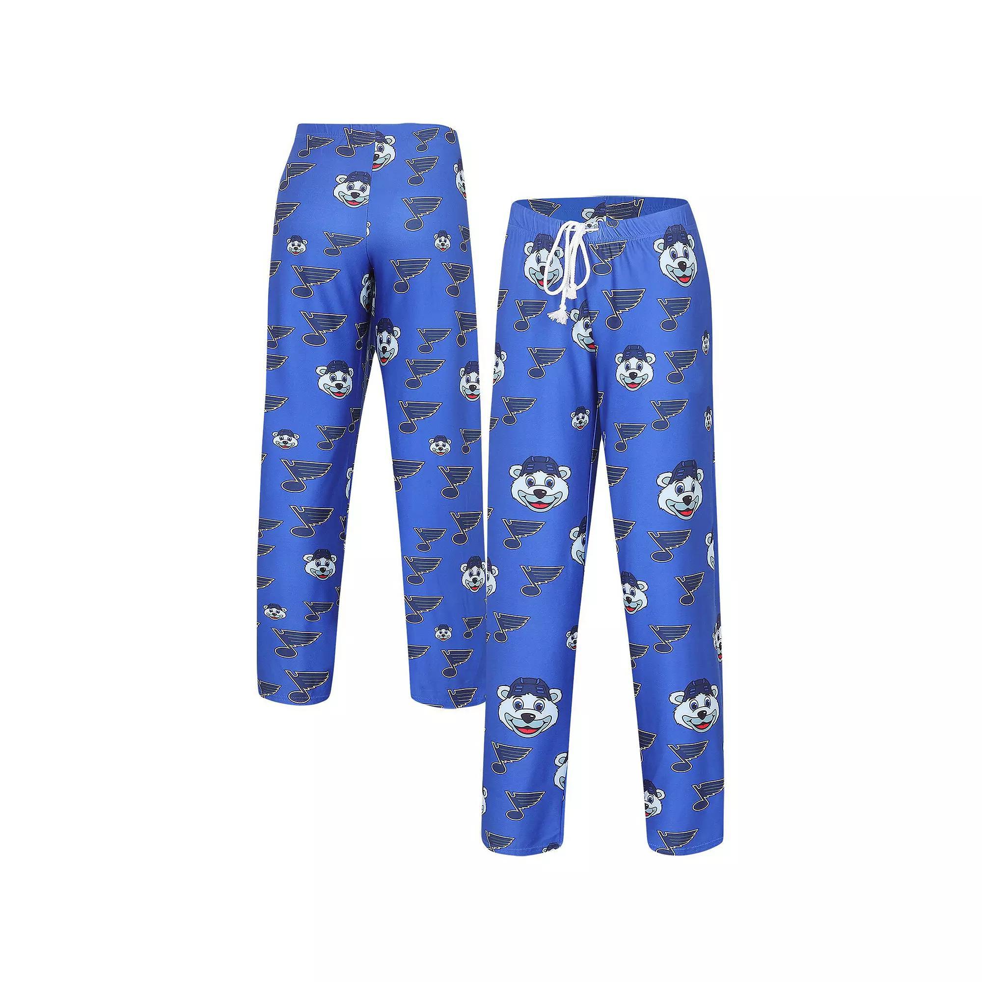 Women's Concepts Sport Blue St. Louis Blues Gauge Allover Print Knit Sleep Pants, Size: Small Product Image