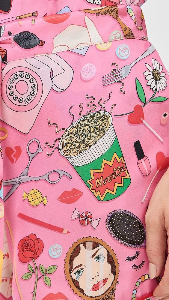 Karen Mabon Heartbreak Short Pajama Set | Shopbop Product Image