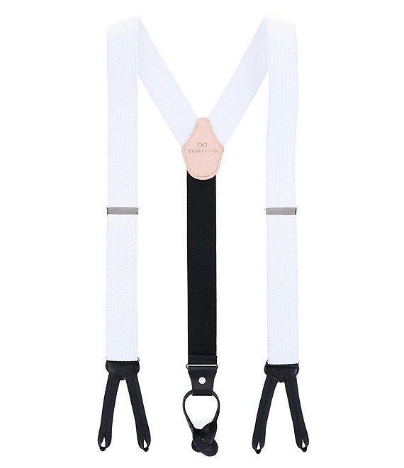 Trafalgar Regal Vertical Striped Formal End Suspenders Product Image