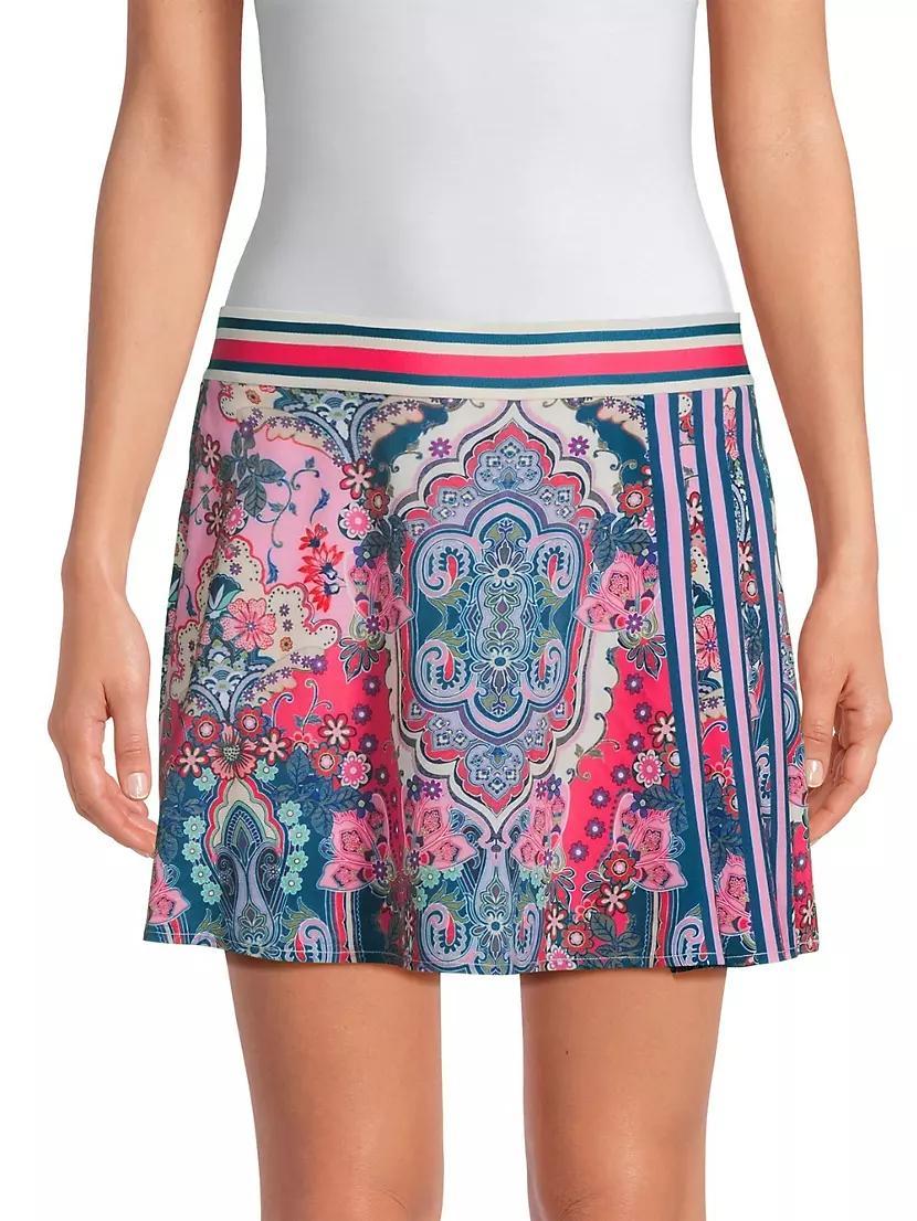 Melody Bee Active Paisley Tennis Skirt Product Image