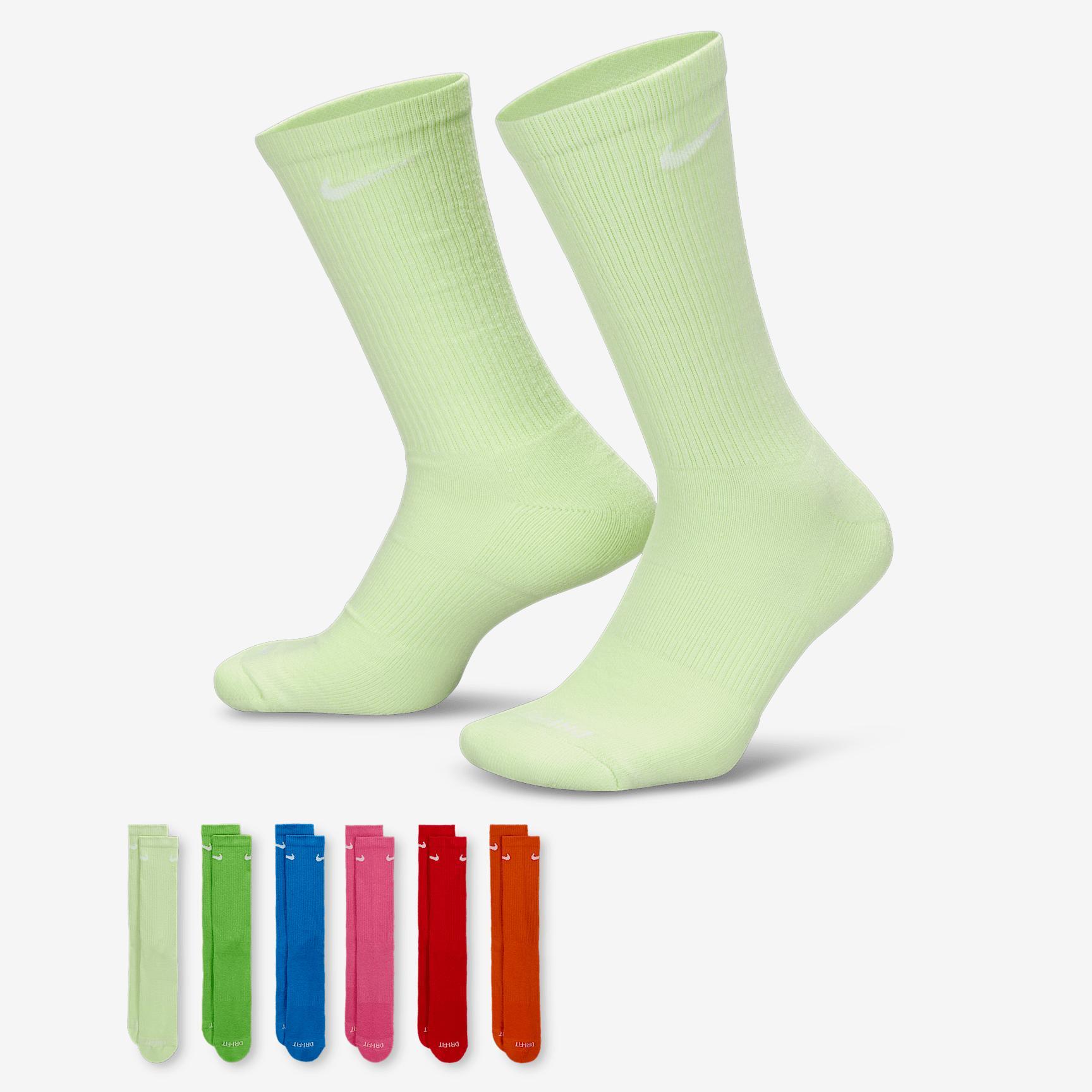 Nike Men's Everyday Plus Cushioned Training Crew Socks (6 Pairs) Product Image