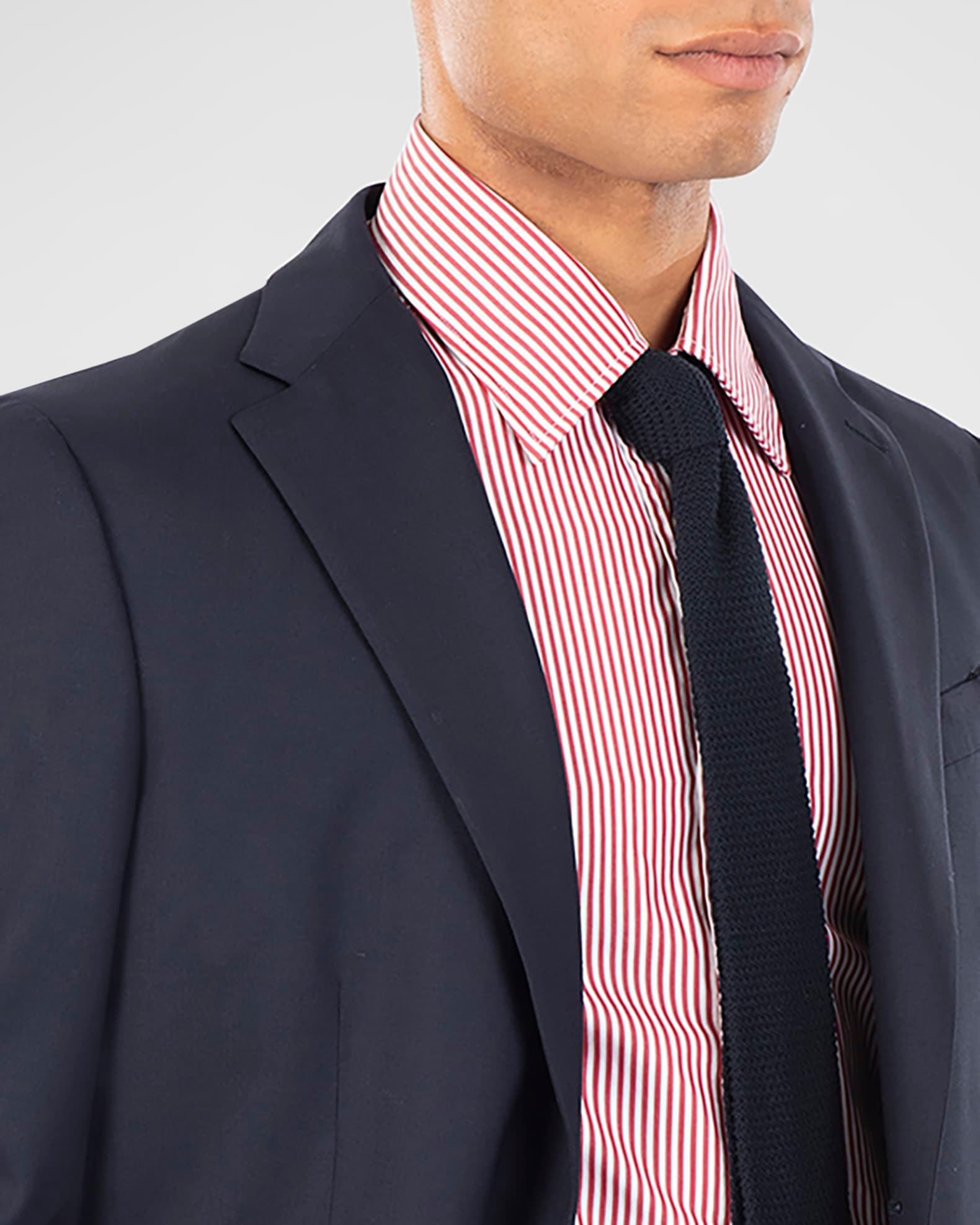 Men's Solid Wool Suit Product Image