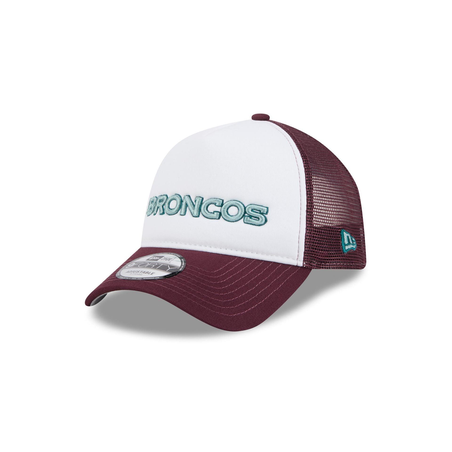New York Mets Distressed 9FORTY A-Frame Trucker Hat Male Product Image