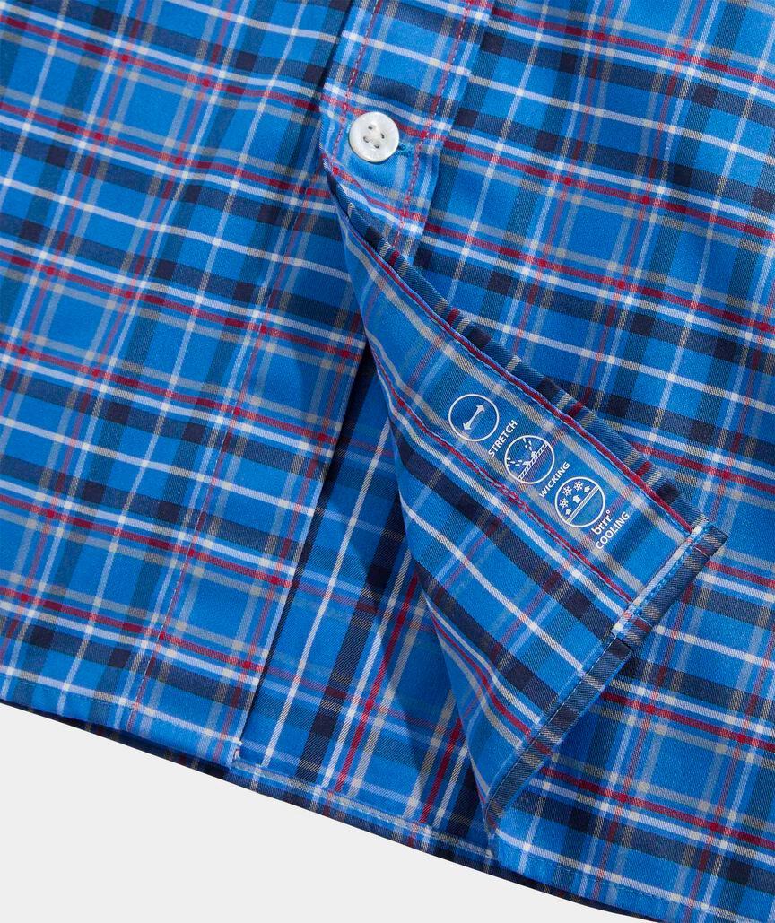 Plaid Performance Cotton Shirt Product Image