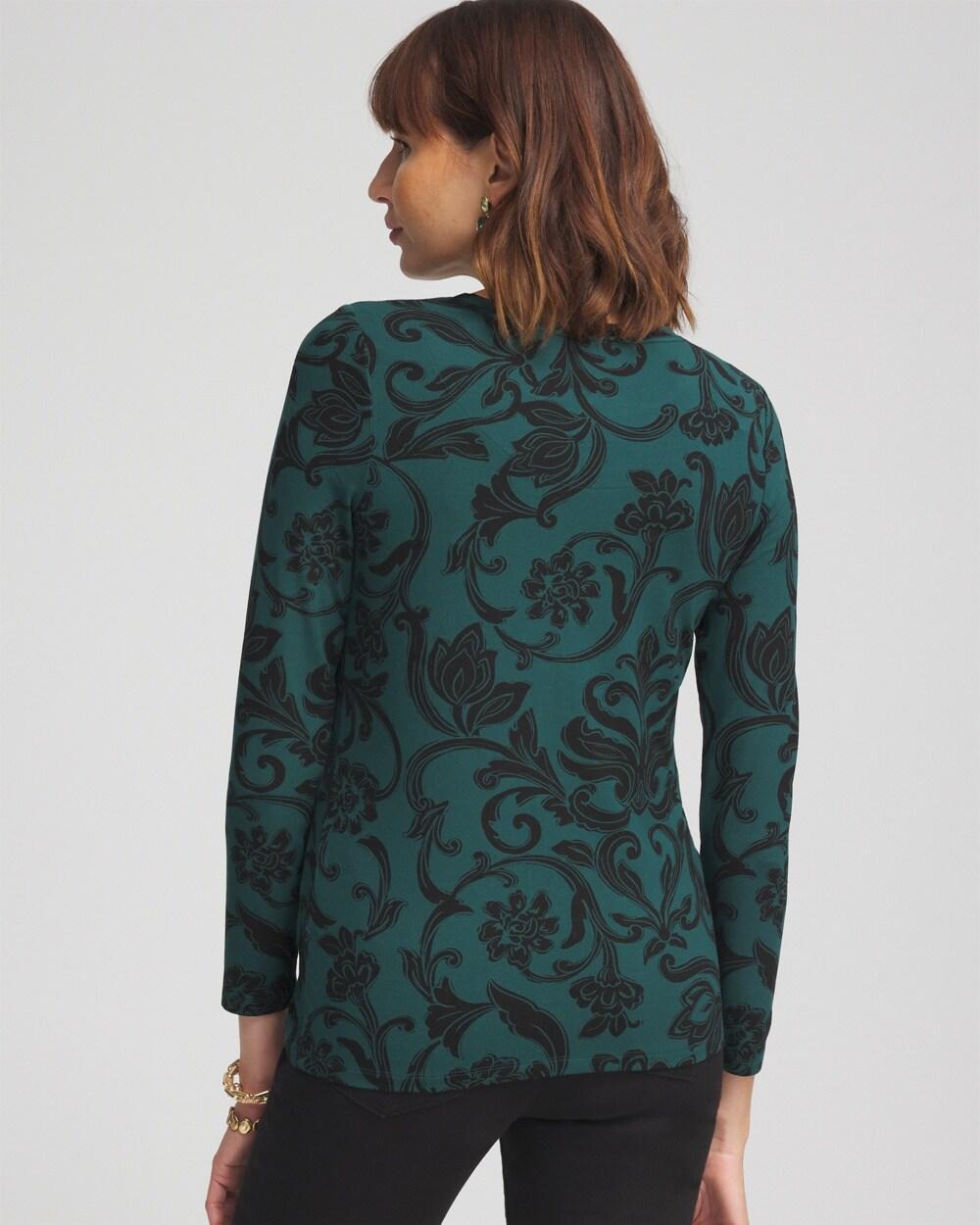 Touch of Cool™ Floral Scroll Layering Tee Product Image
