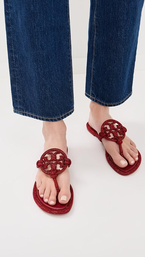 Tory Burch Miller Knotted Pave Sandals | Shopbop Product Image