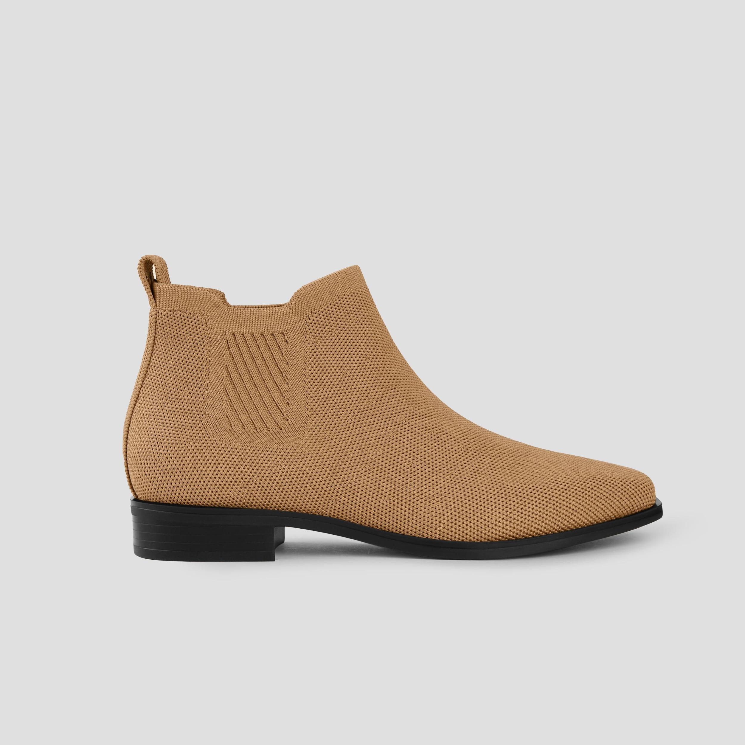 Square-Toe Water-Repellent Ankle Boots (Ryan Pro) Product Image