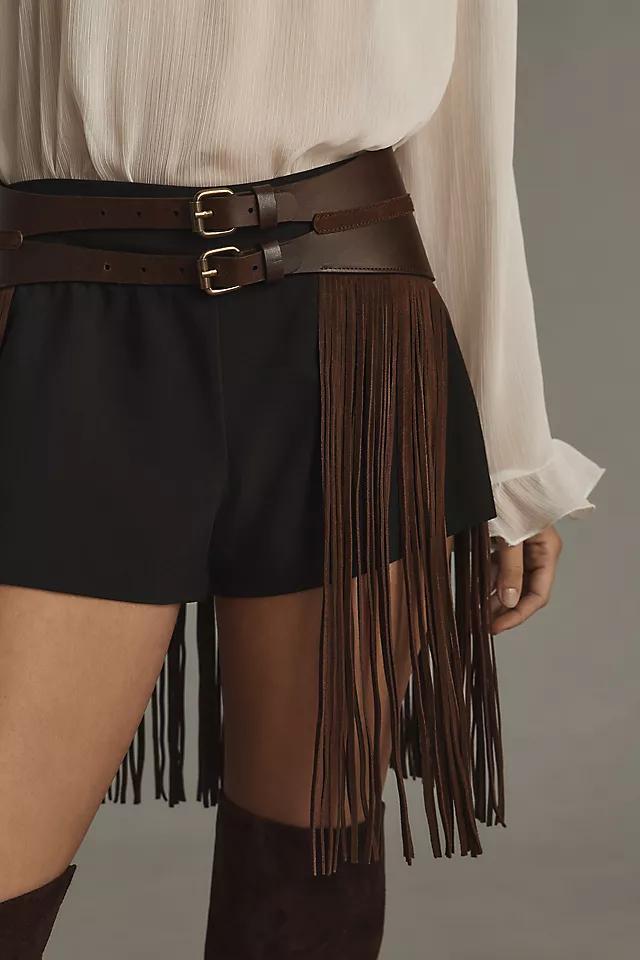 Suede Fringe Belt Product Image