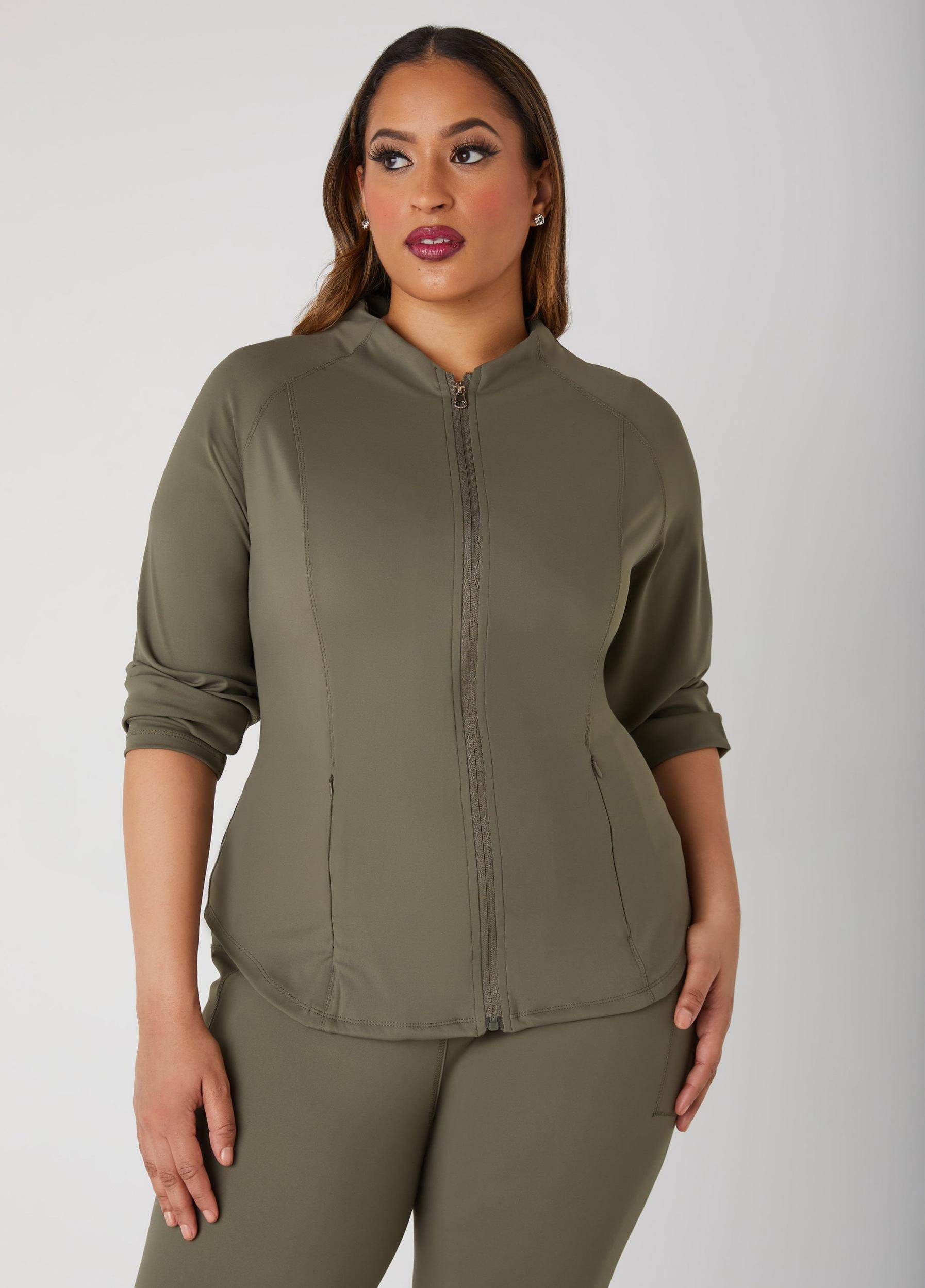 Plus Size High Rise Athletic Leggings Ashley Stewart Product Image