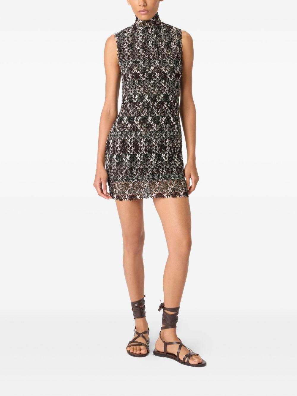 floral scalloped mini dress Product Image