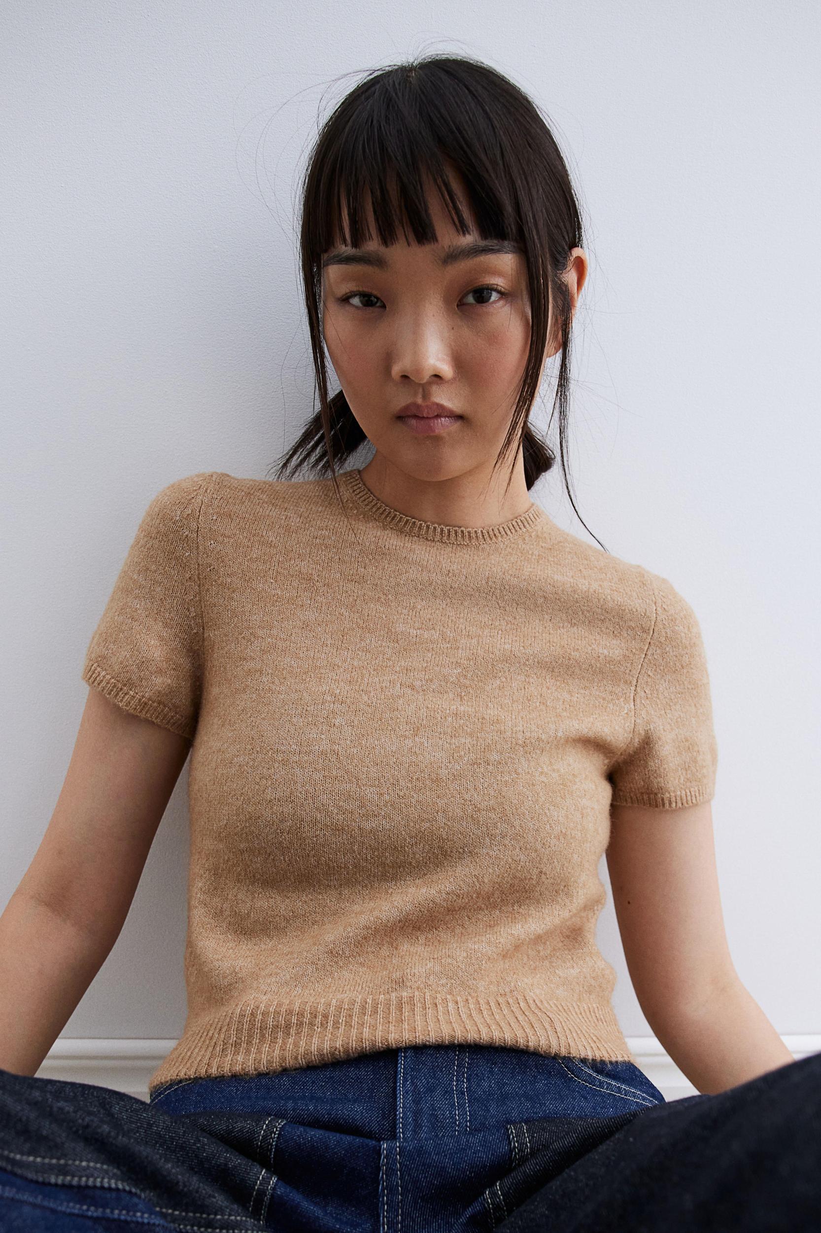 Fine-Knit T-Shirt Product Image