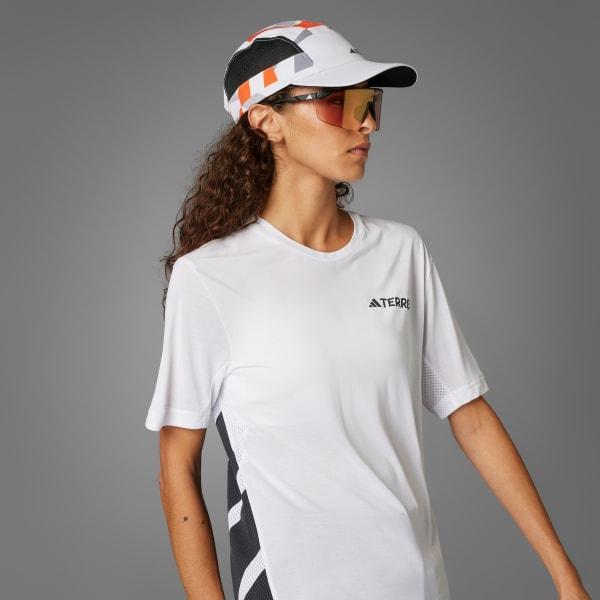 adidas Terrex Xperior Climacool+ Tee White 2XS Womens Product Image