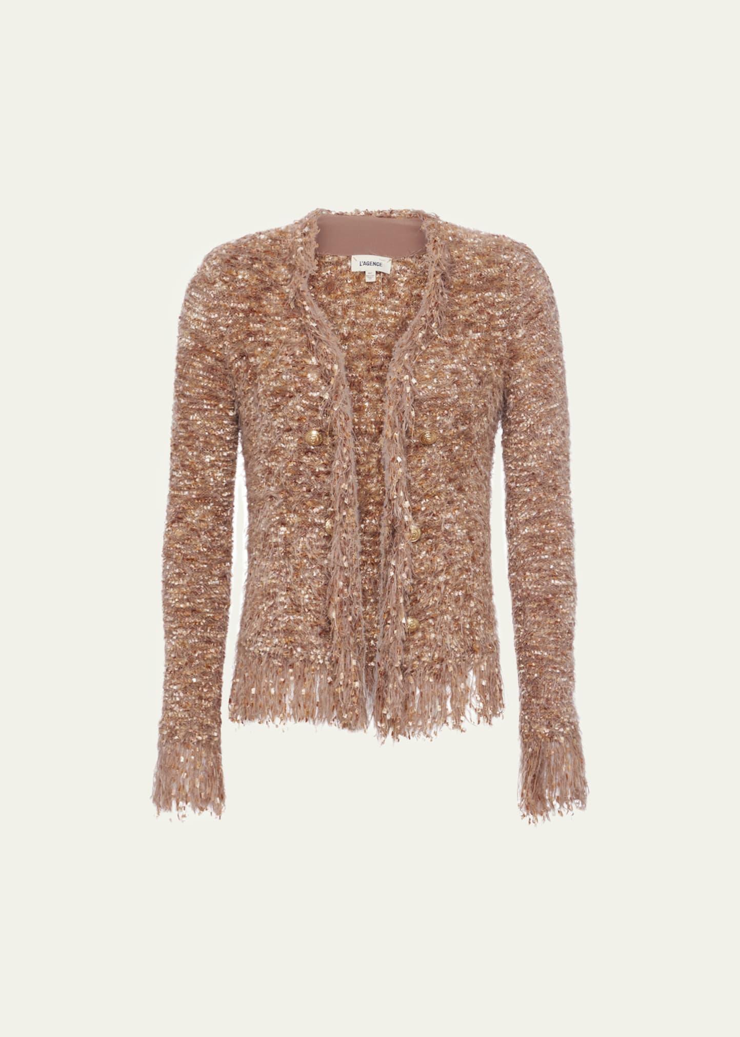 Azure Fuzzy Cardigan Blazer Product Image