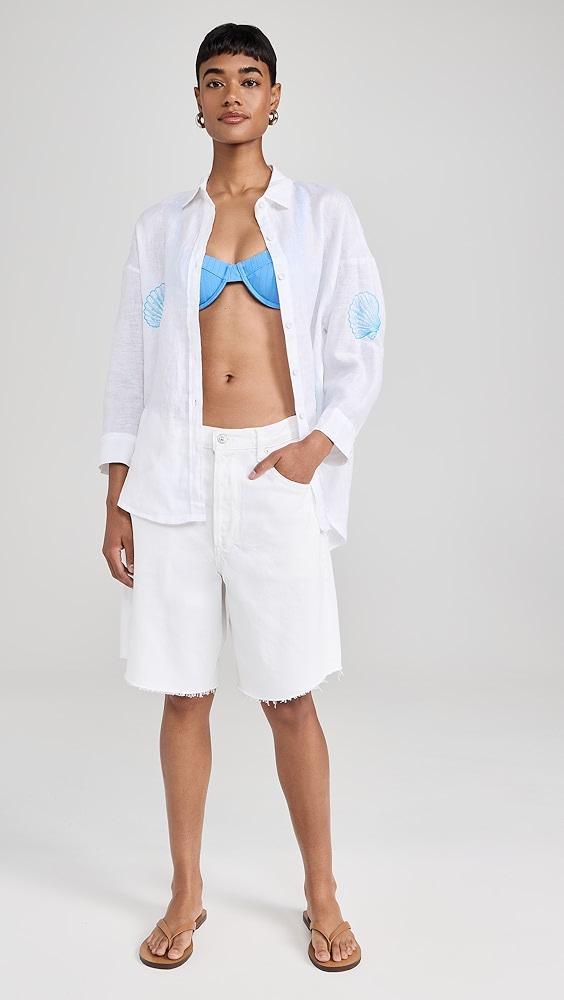 Little Lies Shell Embroidery Shirt | Shopbop Product Image