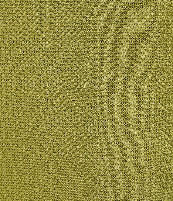 Murano Solid Textured Short Sleeve Crew Sweater Product Image