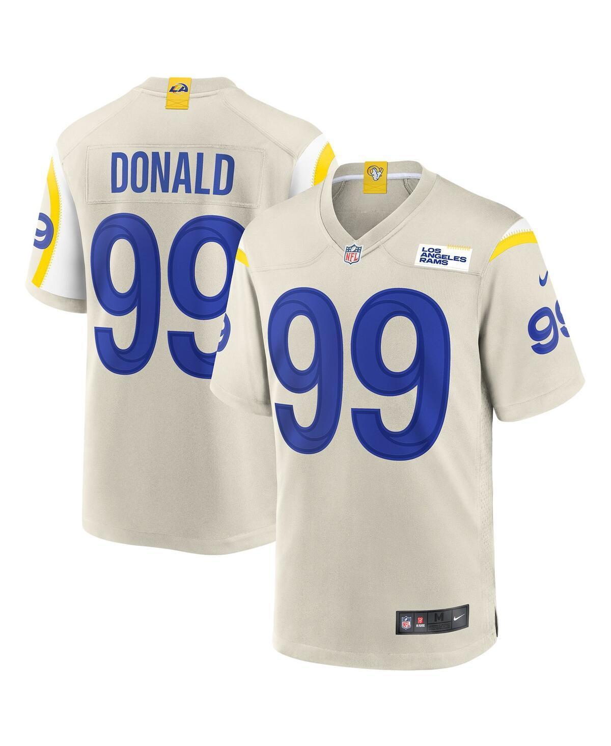 Men's Nike Aaron Donald Bone Los Angeles Rams Game Jersey, Size: Medium, Beige Product Image