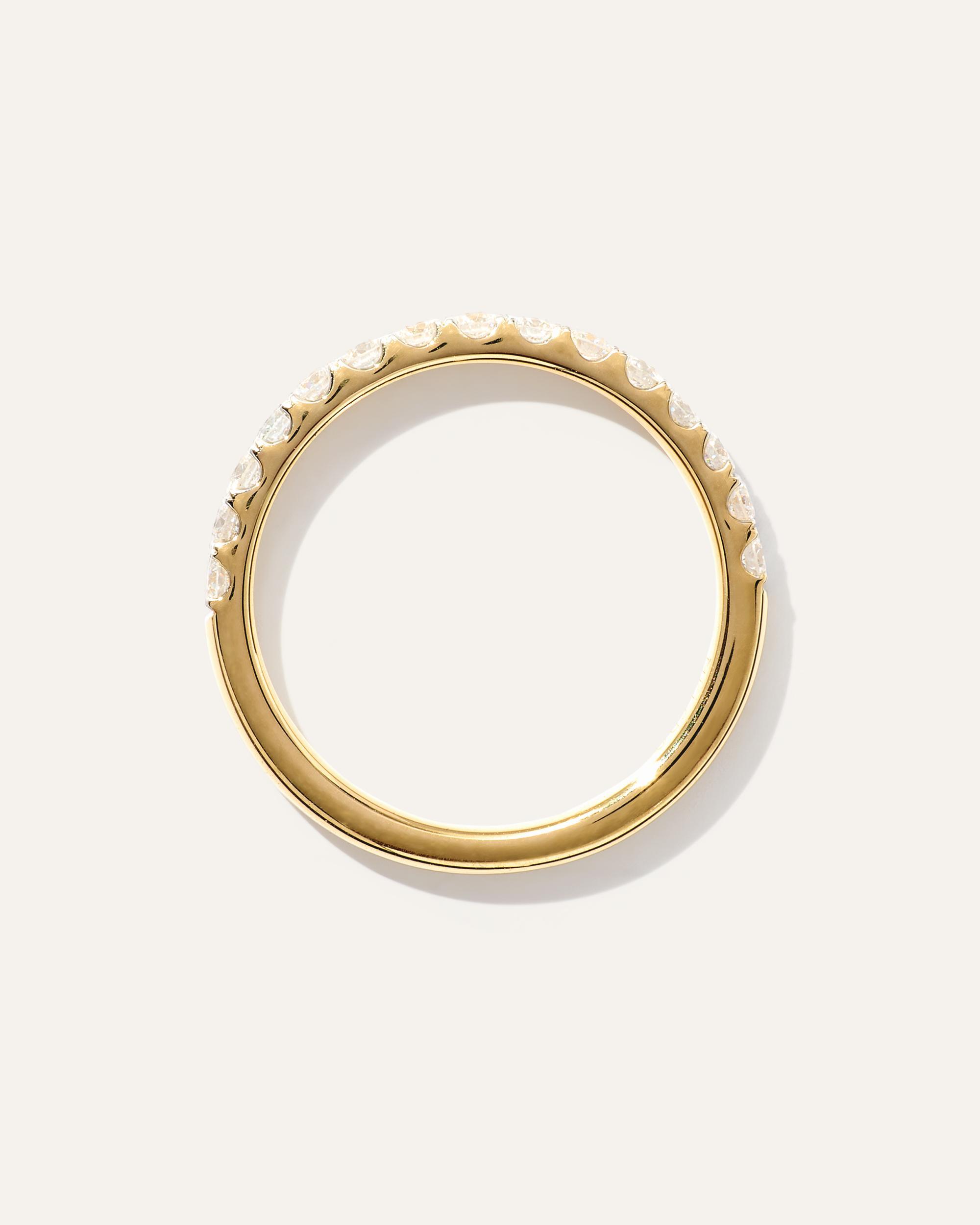 Quince | Women's Lab Grown Diamond Pave Band Rings Product Image
