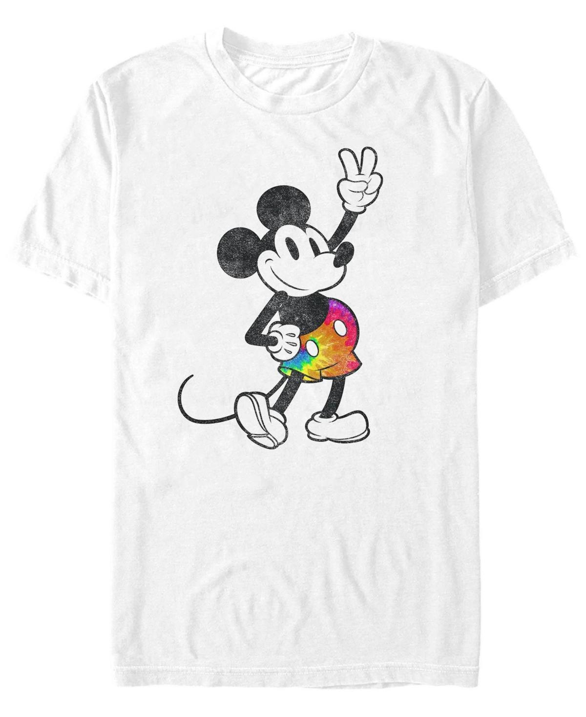 Disneys Mickey And Friends Mickey Tie Dye Pants Portrait Mens Graphic Tee Product Image