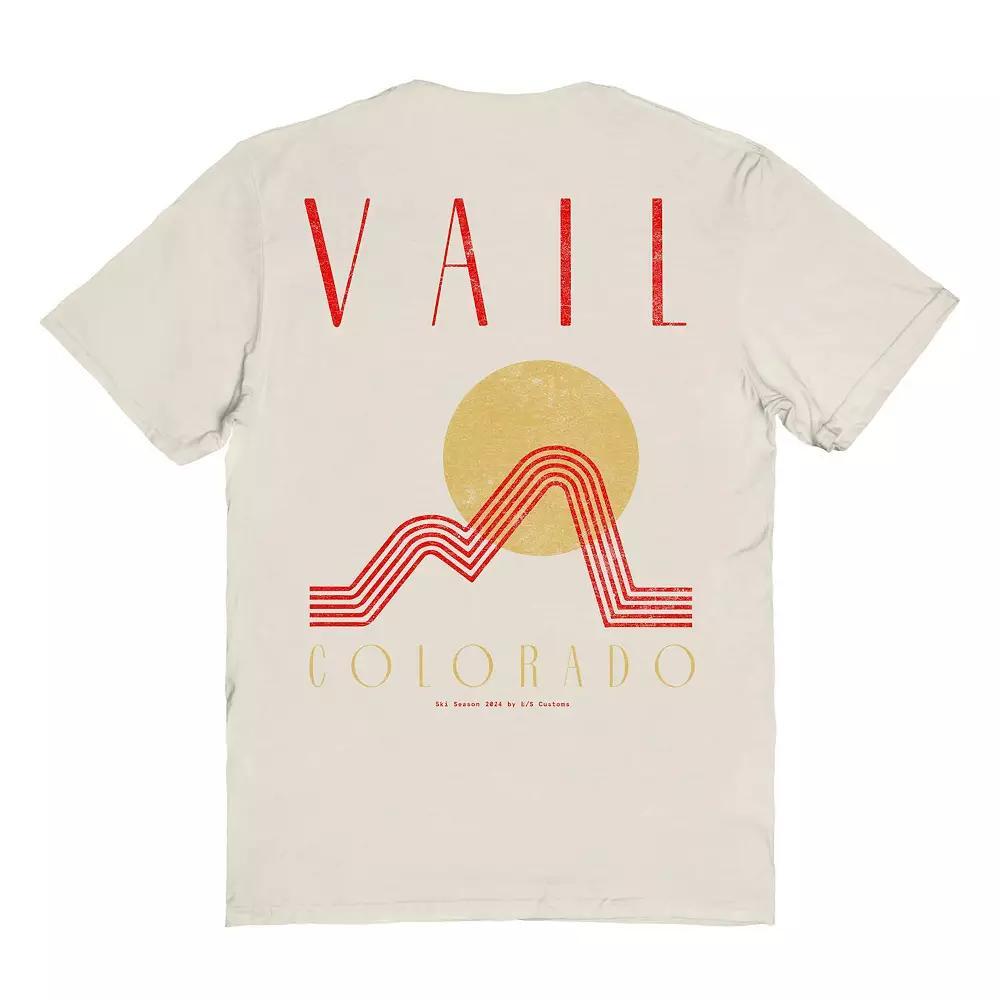 Men's Vail Heather Graphic Tee, Size: XL, Natural Product Image
