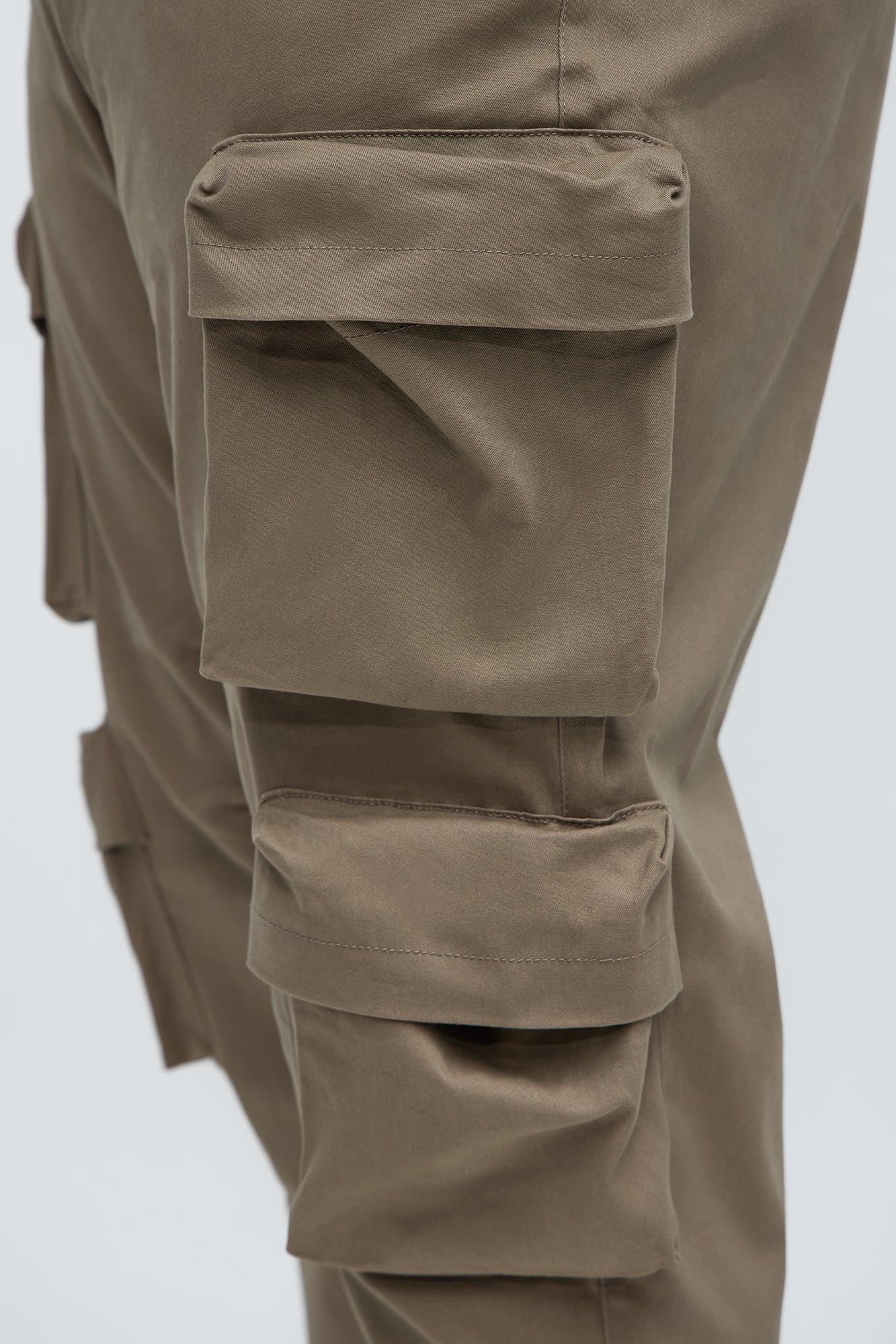 Slim My Kind Of Cargo Pants - Taupe Product Image