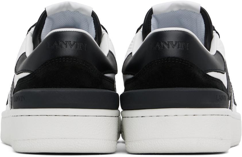 White & Black Clay Mesh Sneakers Product Image