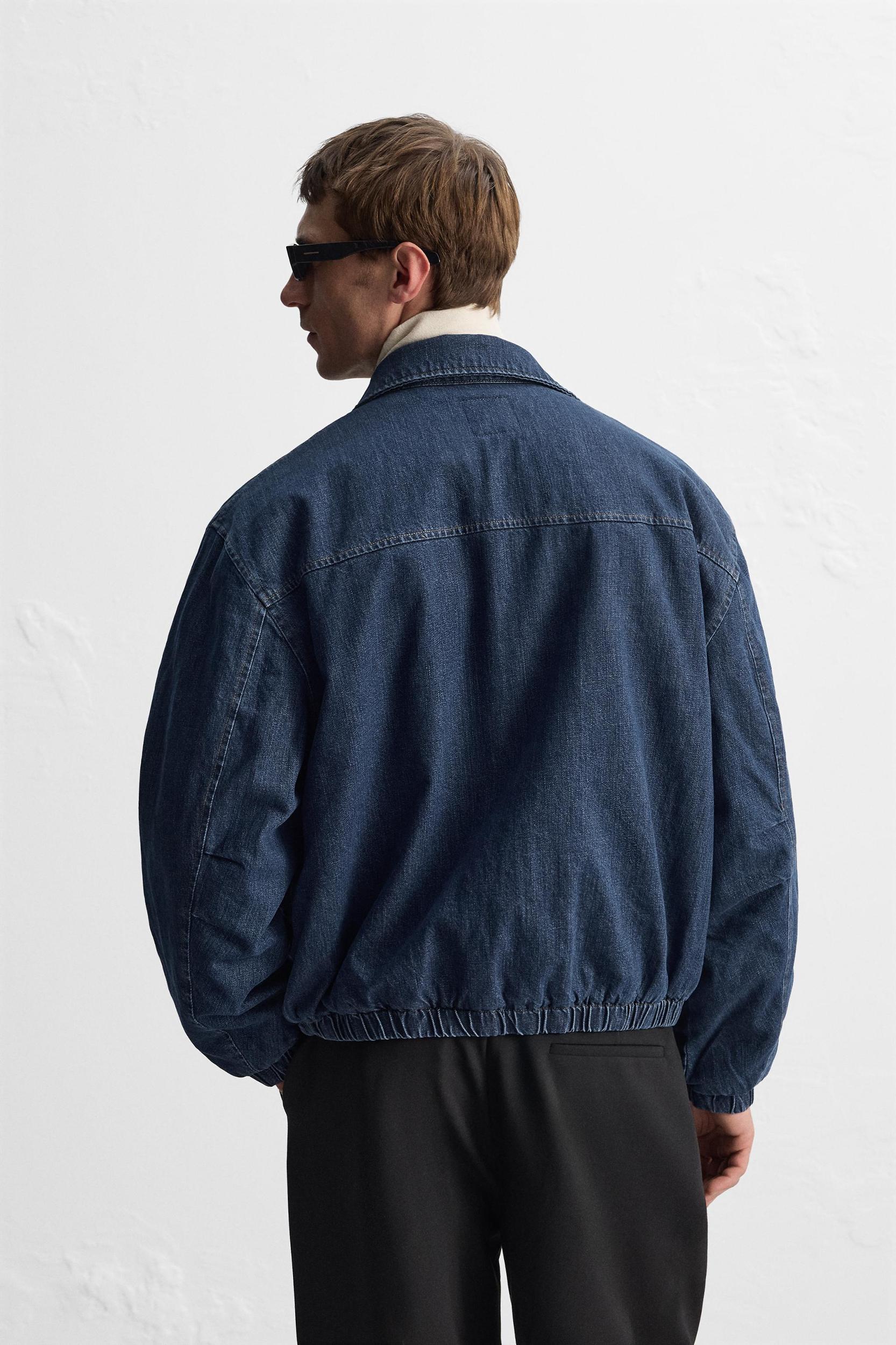 QUILTED DENIM JACKET Product Image