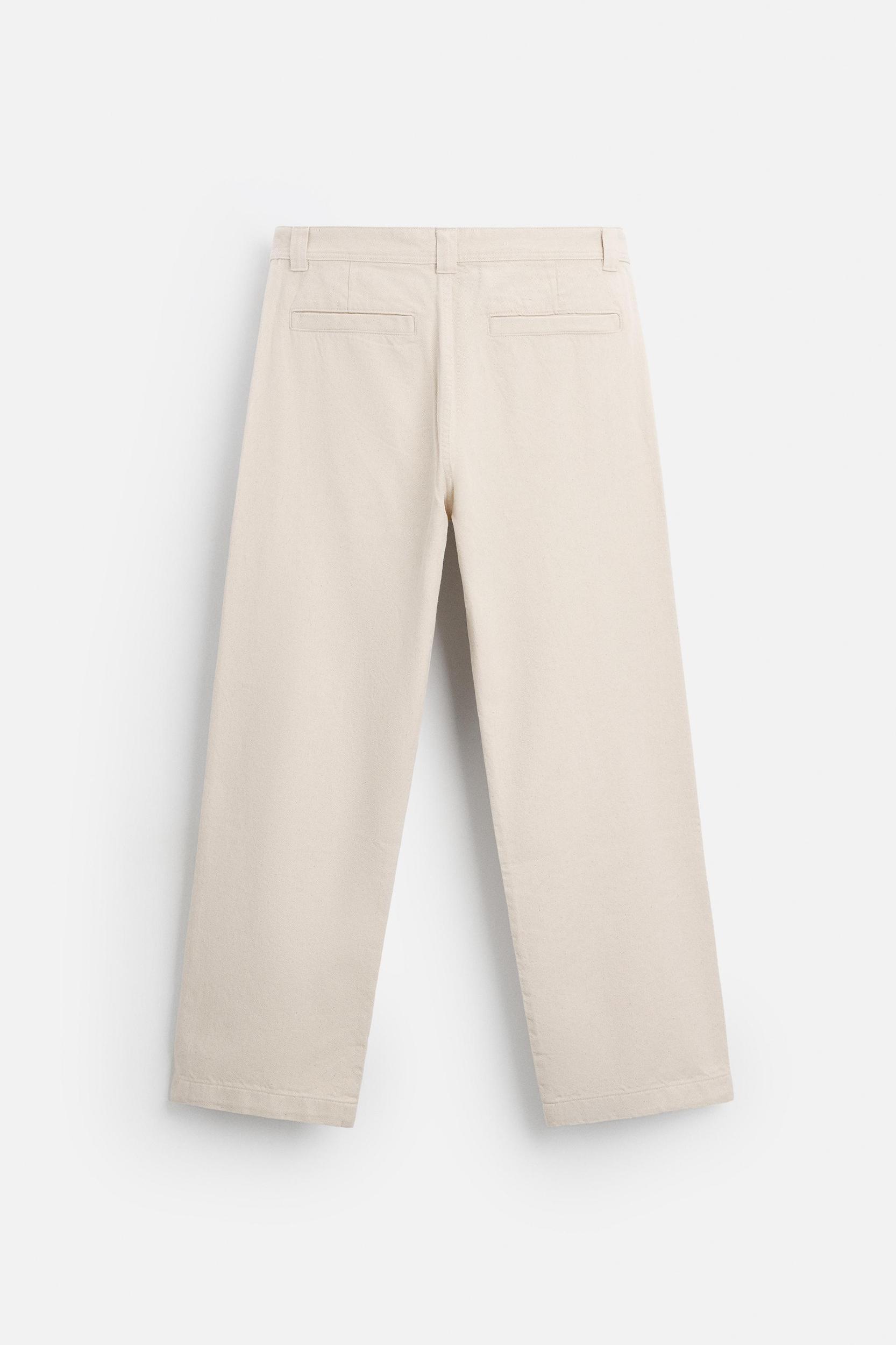 STRAIGHT FIT TWILL PANTS Product Image