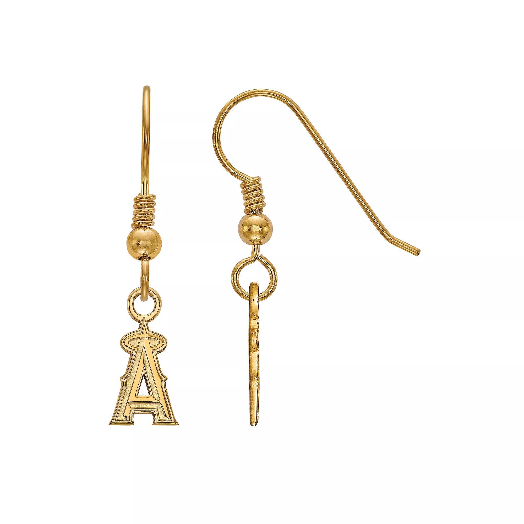 LogoArt Sterling Silver Los Angeles Angels of Anaheim Mini Dangle Earrings, Women's, Size: 29 mm Product Image