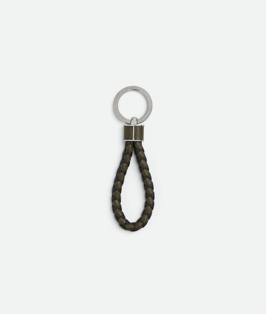 Men's Intreccio Key Ring in Abyss/cypress Product Image